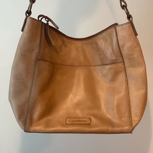 Lucky Brand Tan Genuine Leather Handbag